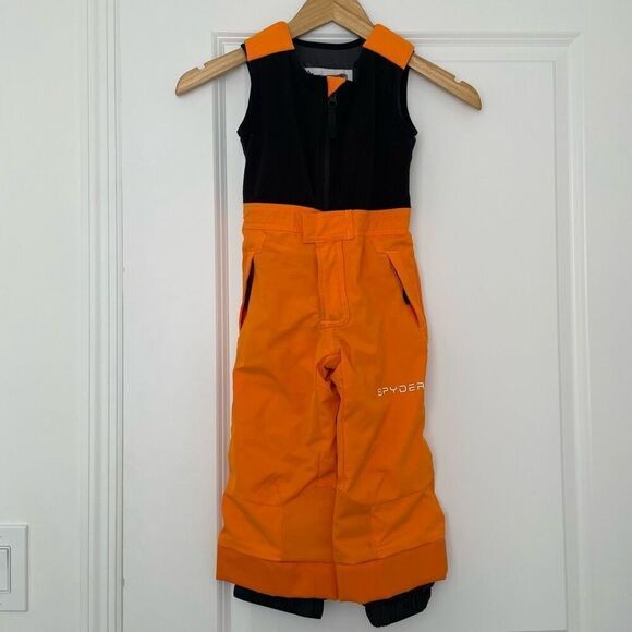 SPYDER LITTLE BOYS EXPEDITION INSULATED PANT SNOW SKI BIB - Picture 1 of 3
